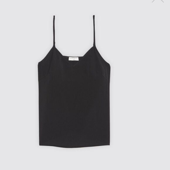 New Sandro TOP WITH FINE STRAPS- Black - Picture 3 of 7